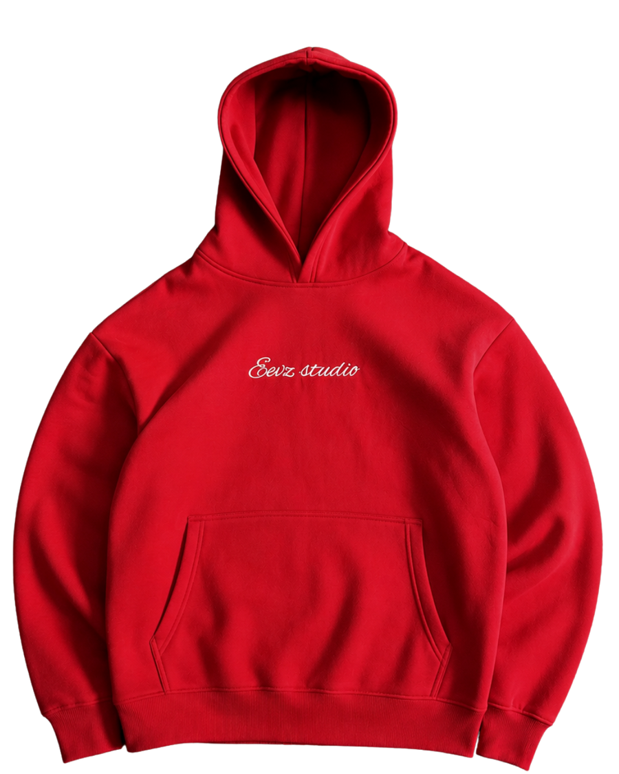 EEVZ STUDIO HOODIE (RED)