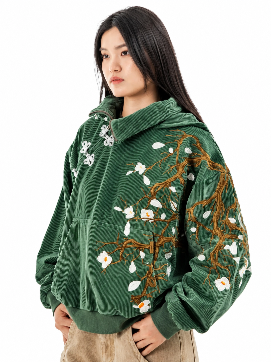SAKURA FLORAL HOODIE