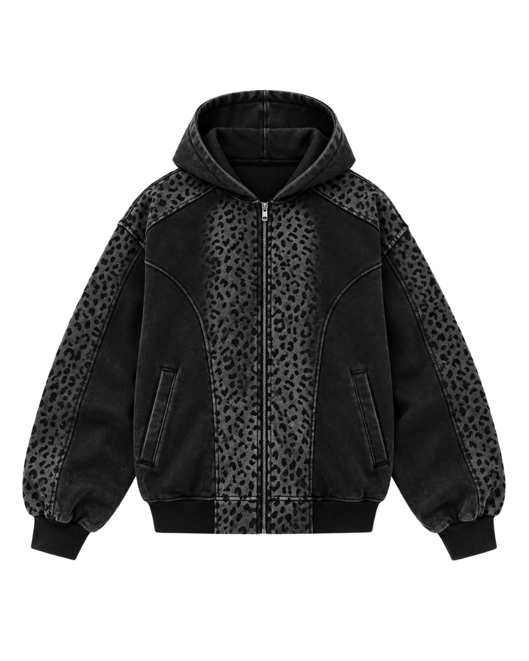 GHOST LEOPARD ZIPUP