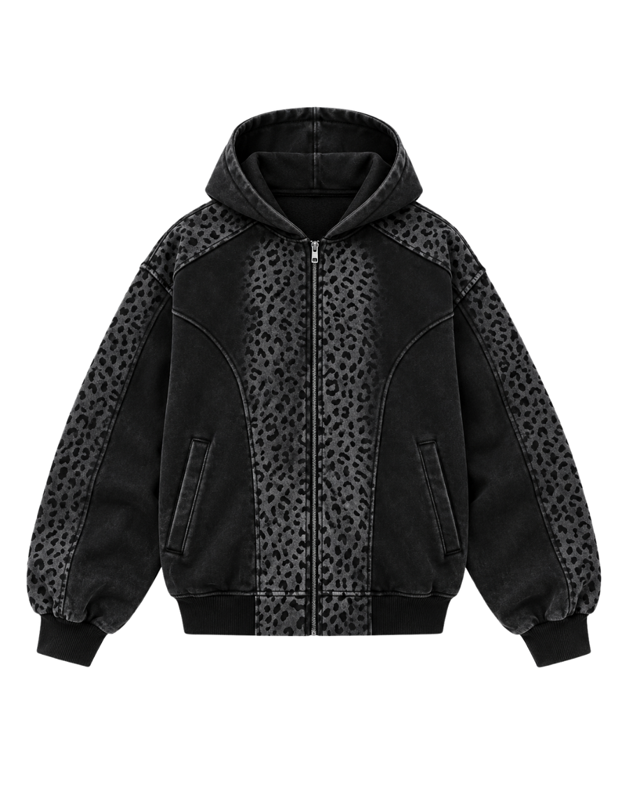 GHOST LEOPARD ZIPUP