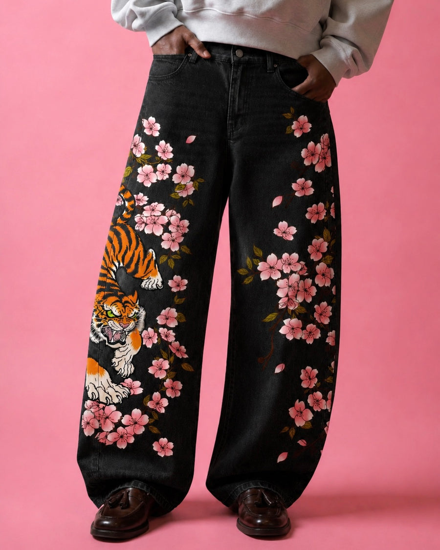 Sakura Tiger Denim