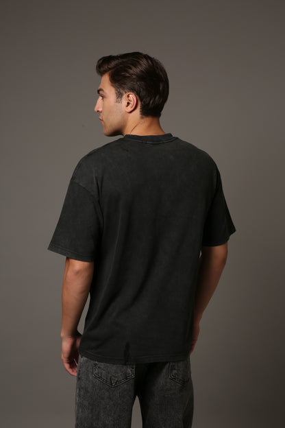 UNFINISHED BLACK T SHIRT