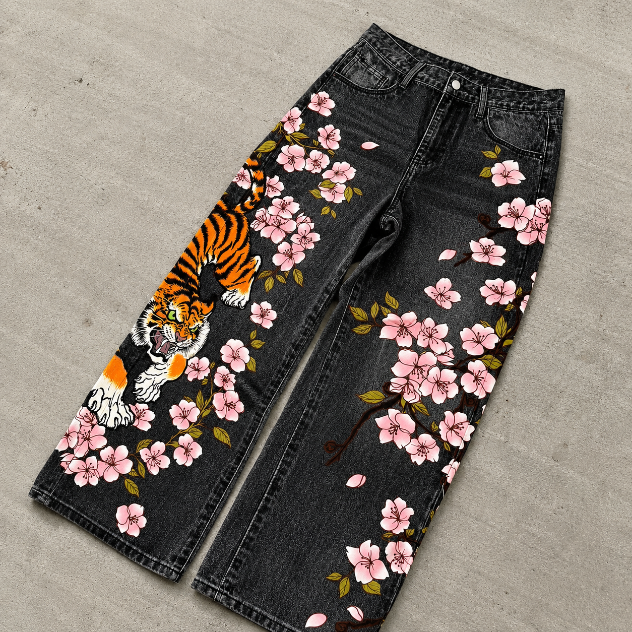 Sakura Tiger Denim