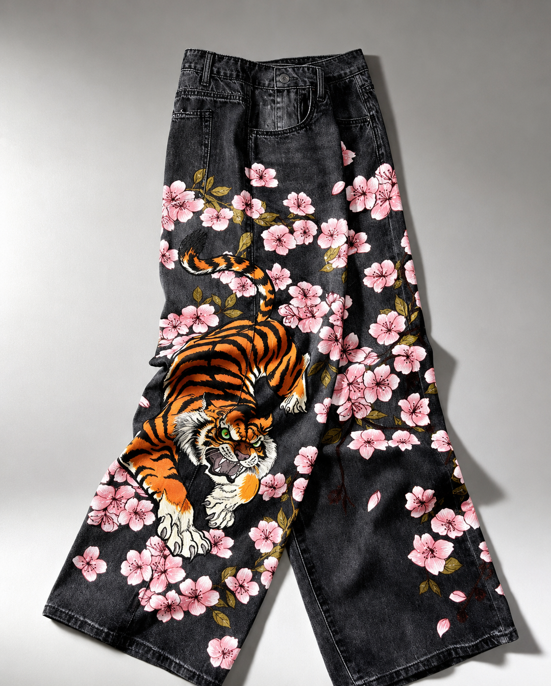 Sakura Tiger Denim