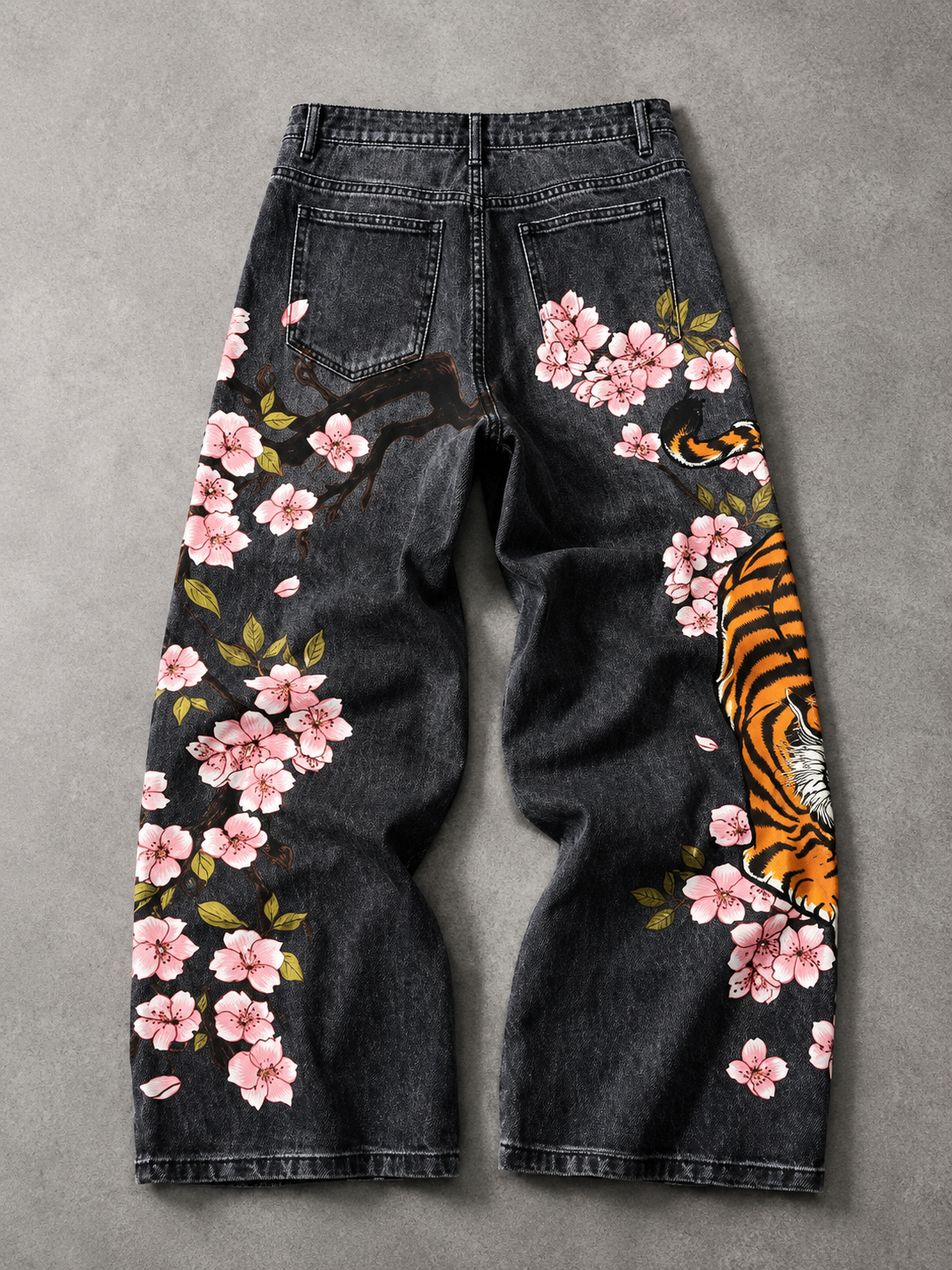 Sakura Tiger Denim