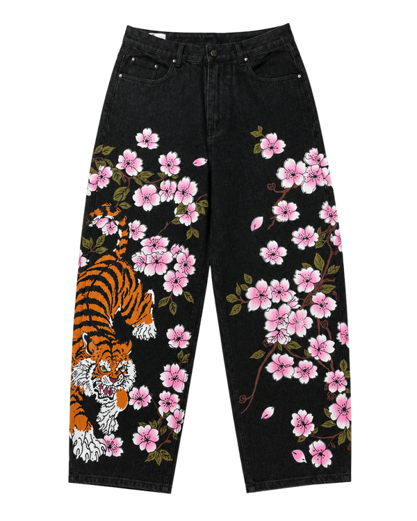 Sakura Tiger Denim