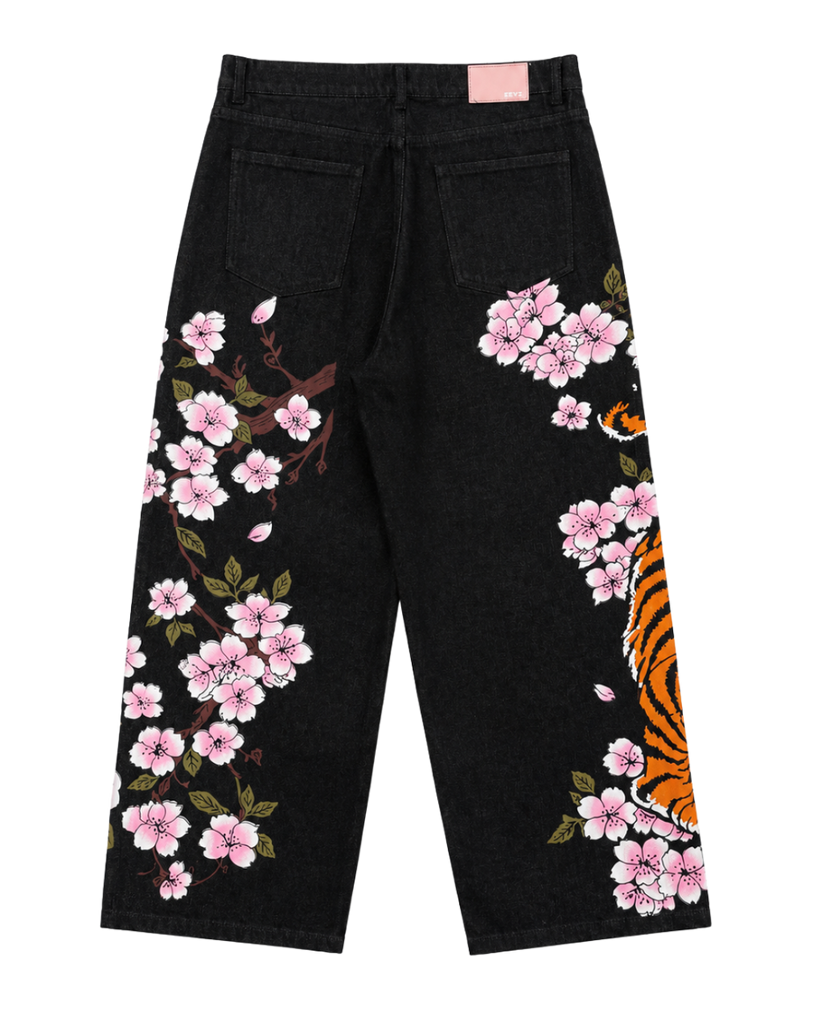 Sakura Tiger Denim